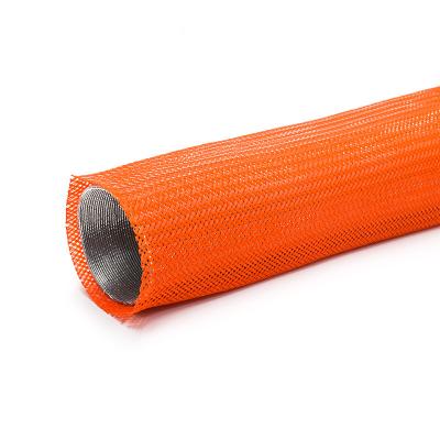 Orangefarbener Anti-Bite-PET-Geflechtschlauch