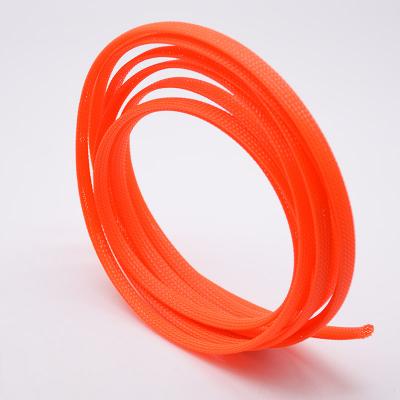 New Energy PET erweiterbarer Geflechtschlauch, Farbe Orange